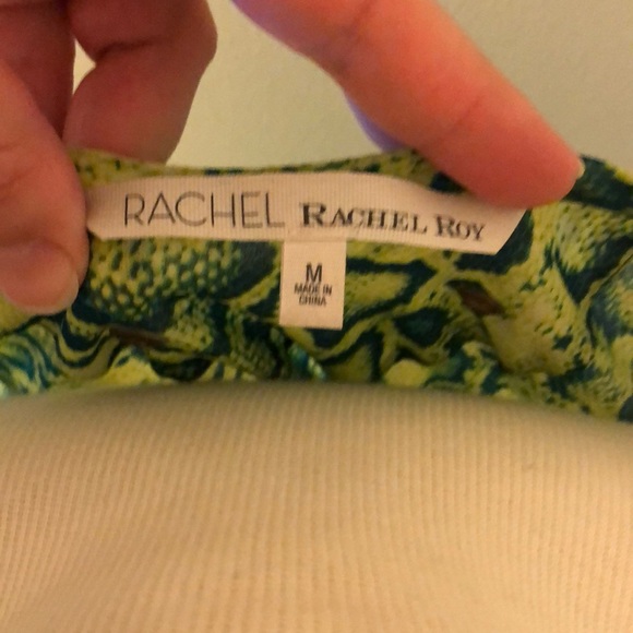 Rachel Roy , snake print blouse , size M . - Picture 4 of 6